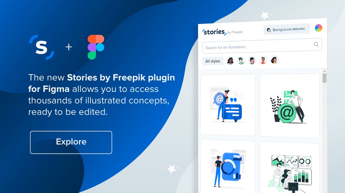 Stories by Freepik plugin for Figma