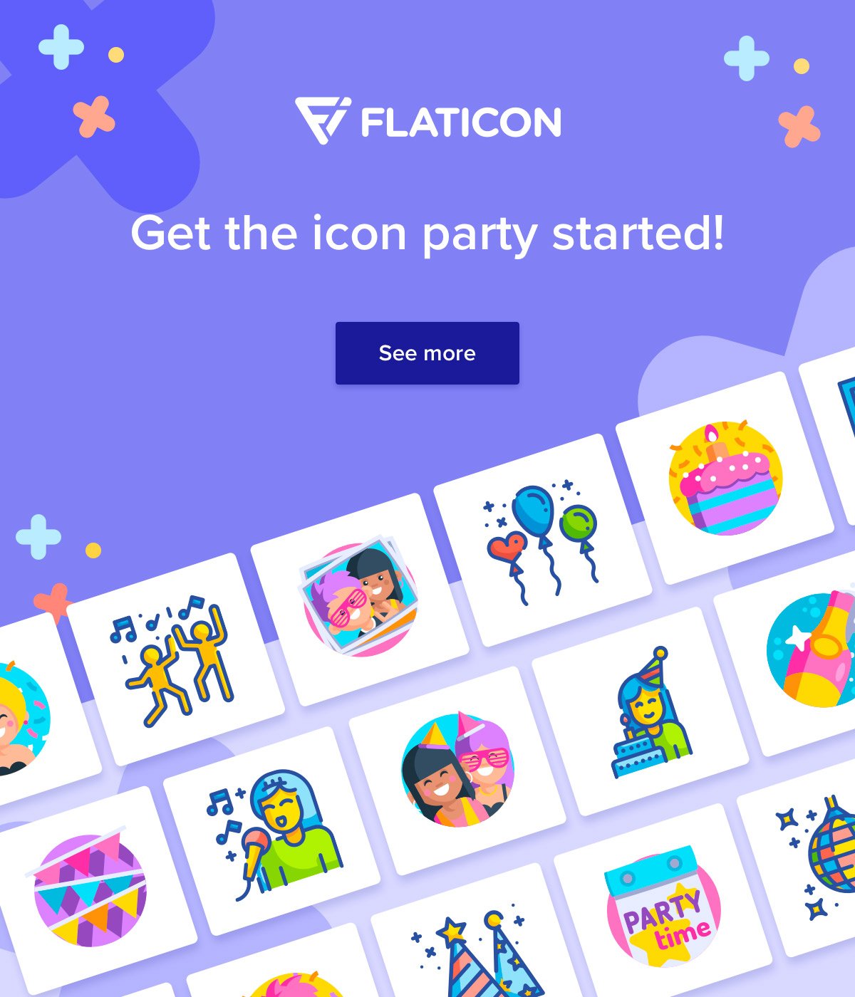 Get the icon party started!